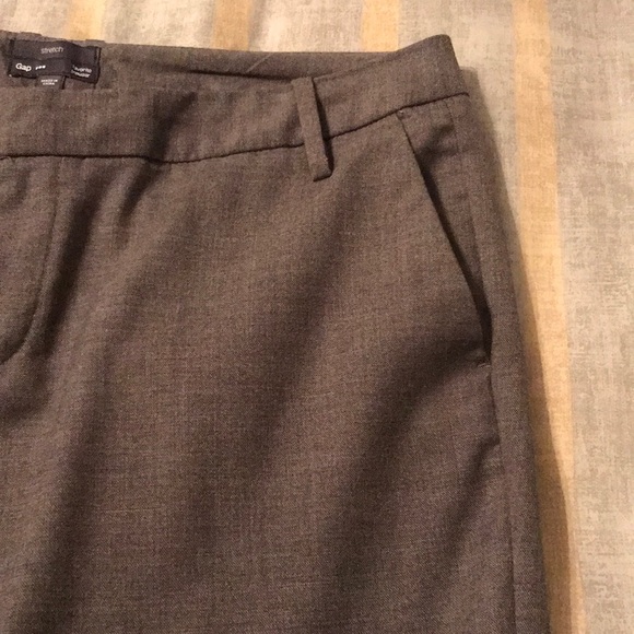 Gap Dress Stretch Gray Ankle Length Pants Size 10 - Picture 3 of 4